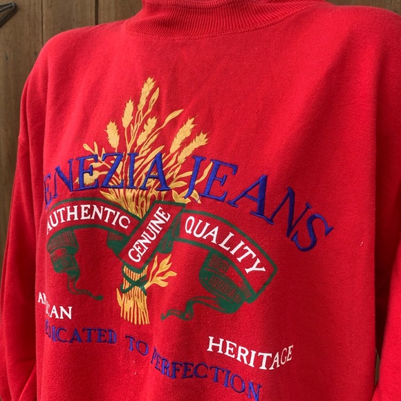 Vintage Venezia Jeans embroidered sweatshirt size 18/20. - Picture 3 of 7